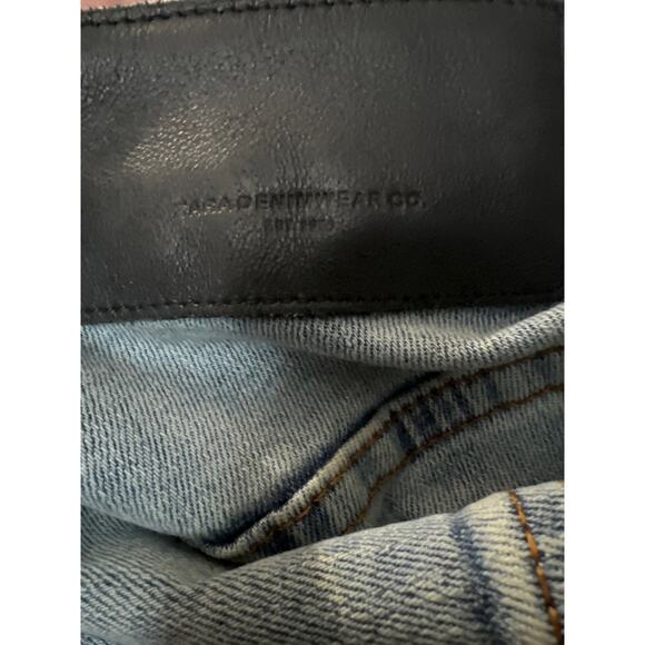 ZARA Mens 'Skinny Washed' Faded Denim Jeans Stretch Light Blue Size 32 - Picture 7 of 11